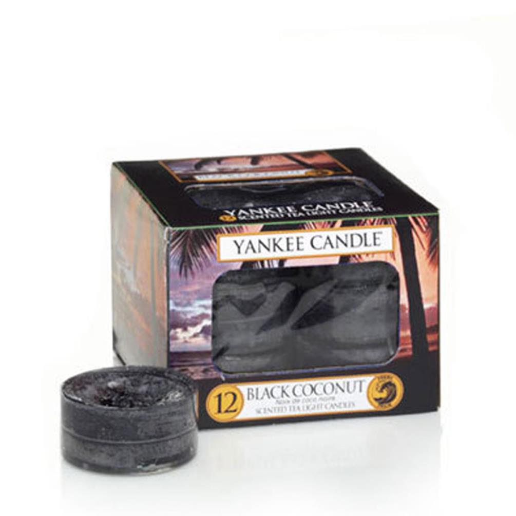 Yankee Candle Black Coconut Tea Lights (Pack of 12) £6.29